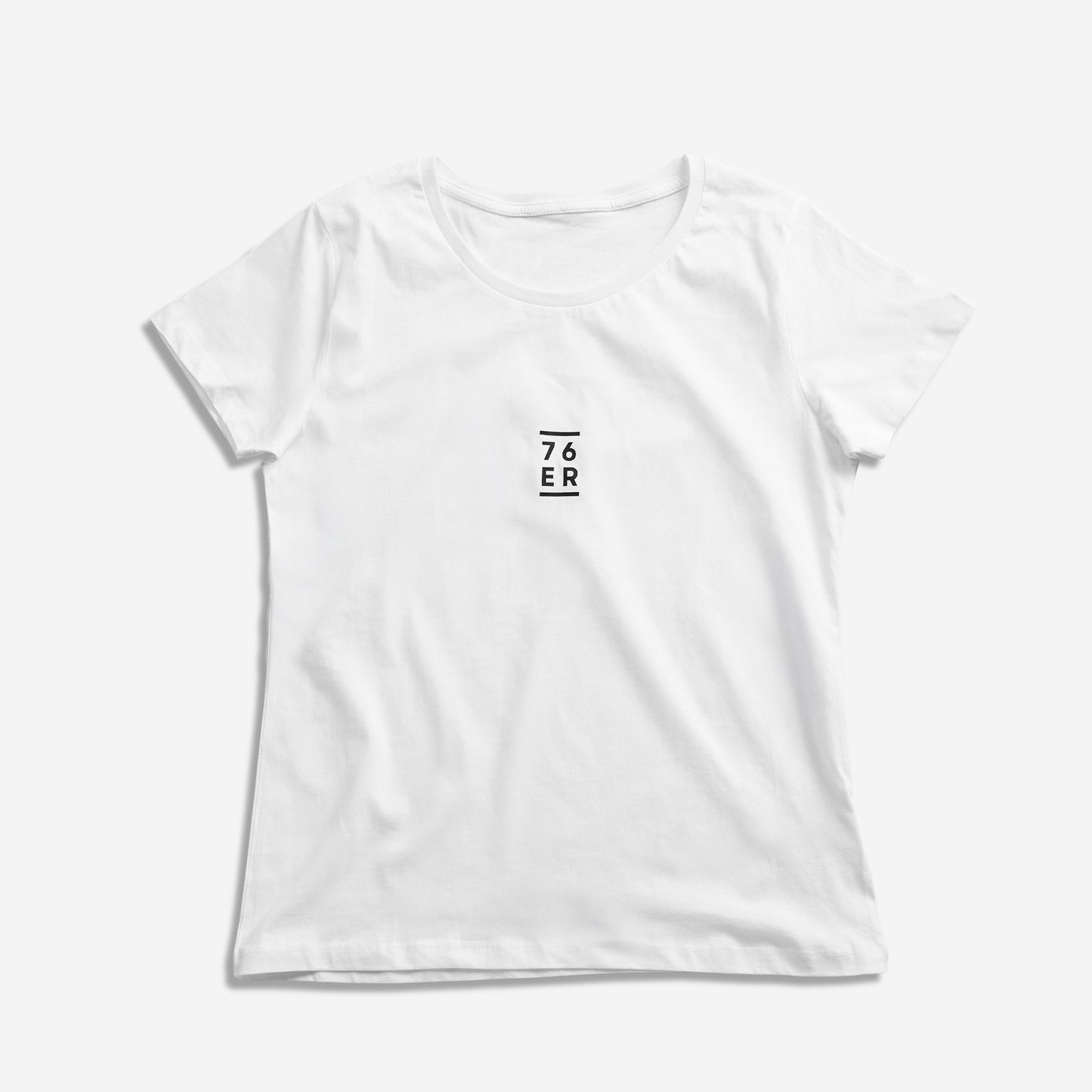 Frauen Kurzarm Basic T-Shirt 76ER