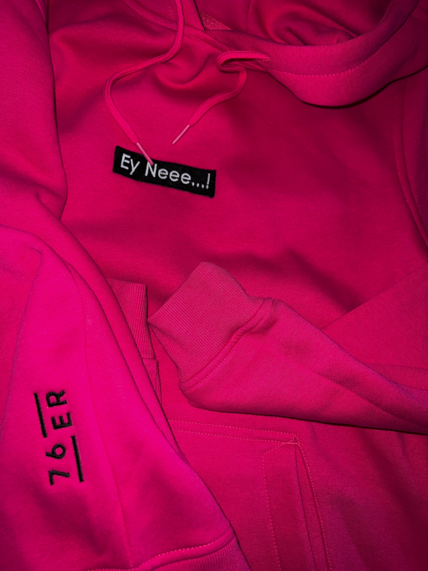 Hoodie „Ey neee…!“ Hibiskus