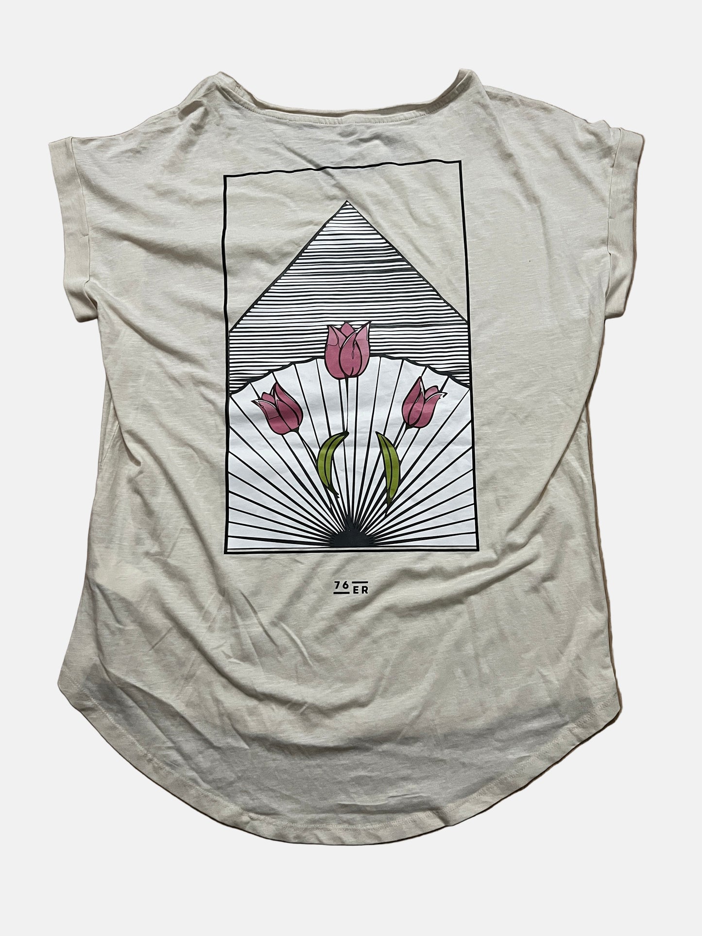 Kurzarm Slub Shirt Pyramide