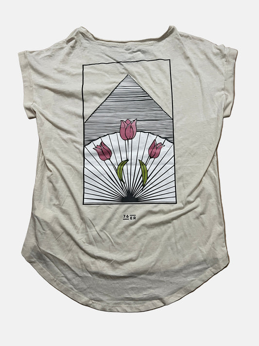 Kurzarm Slub Shirt Pyramide