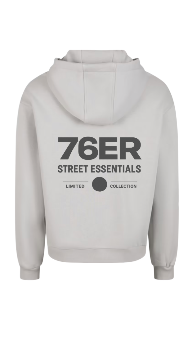 Oversize Hoodie 76ER Street Grau/Grau