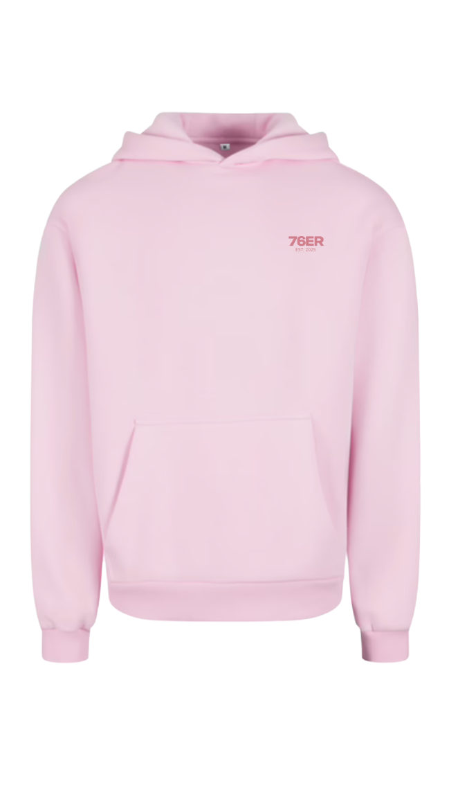 Oversize Hoodie 76ER Street Soft Pink