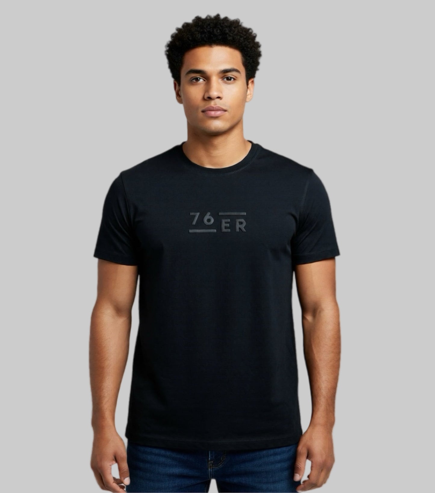 Männer Kurzarm Basic T-Shirt 3D Logo S/S
