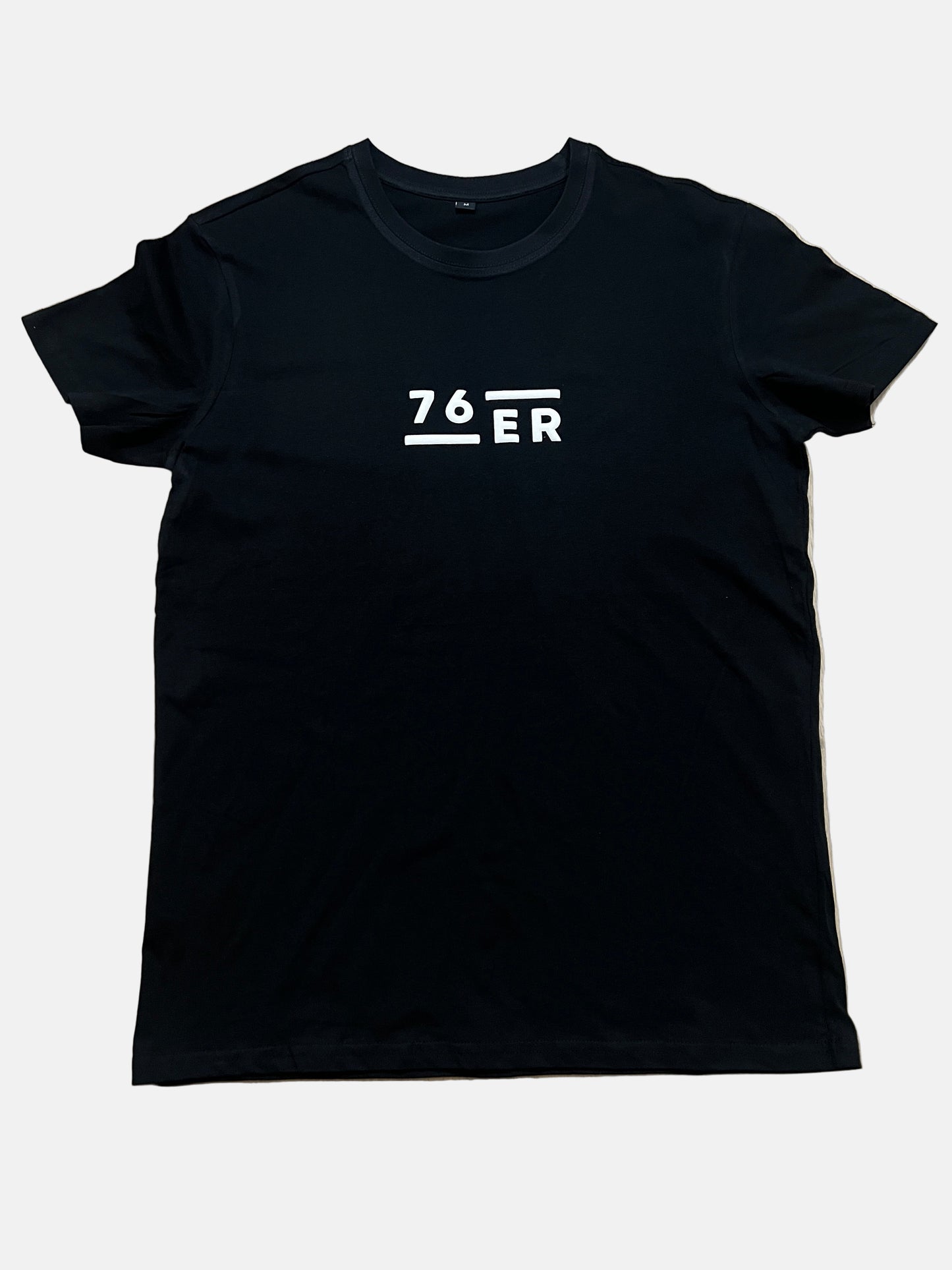 Männer Kurzarm Basic T-Shirt 3D Logo S/W