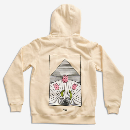 76ER Hoodie Beige Pyramide