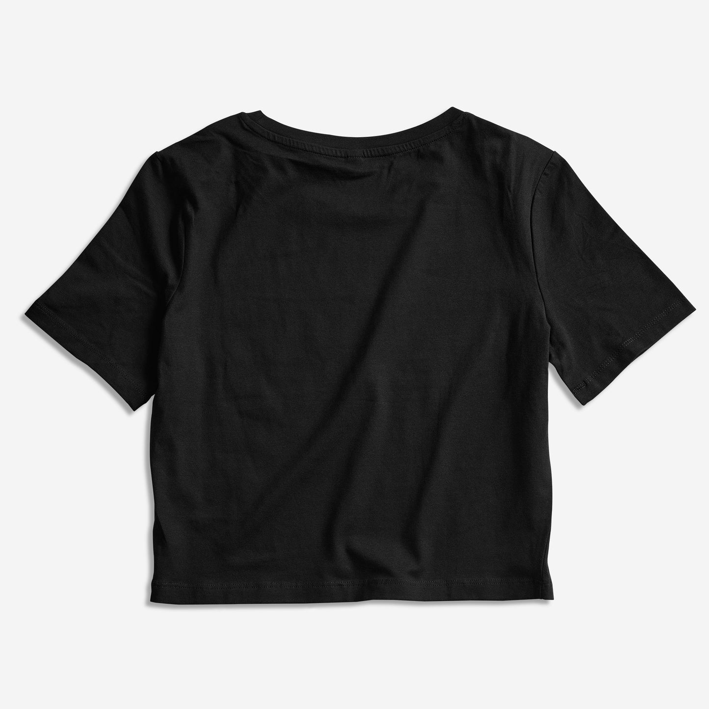 Frauen 76ER Cropped Tee Schwarz