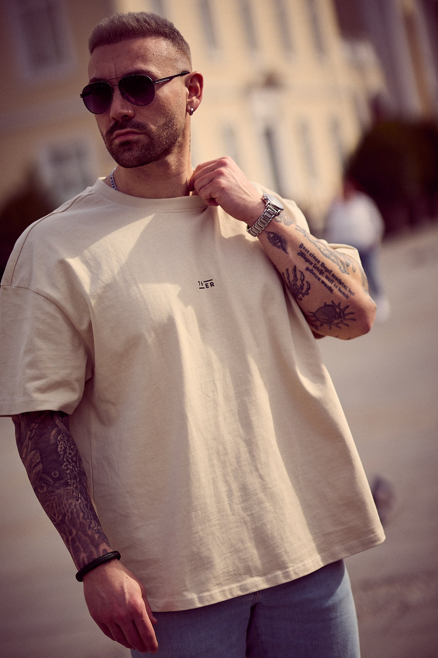 76ER HEAVY OVERSIZE SHIRT PYRAMIDE