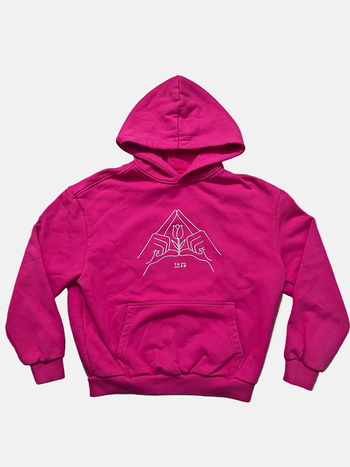 Oversize Hoodie Hibiskus