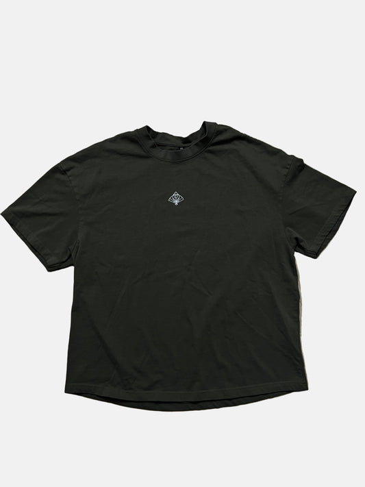 Männer Heavy Oversize-Shirt Oliv