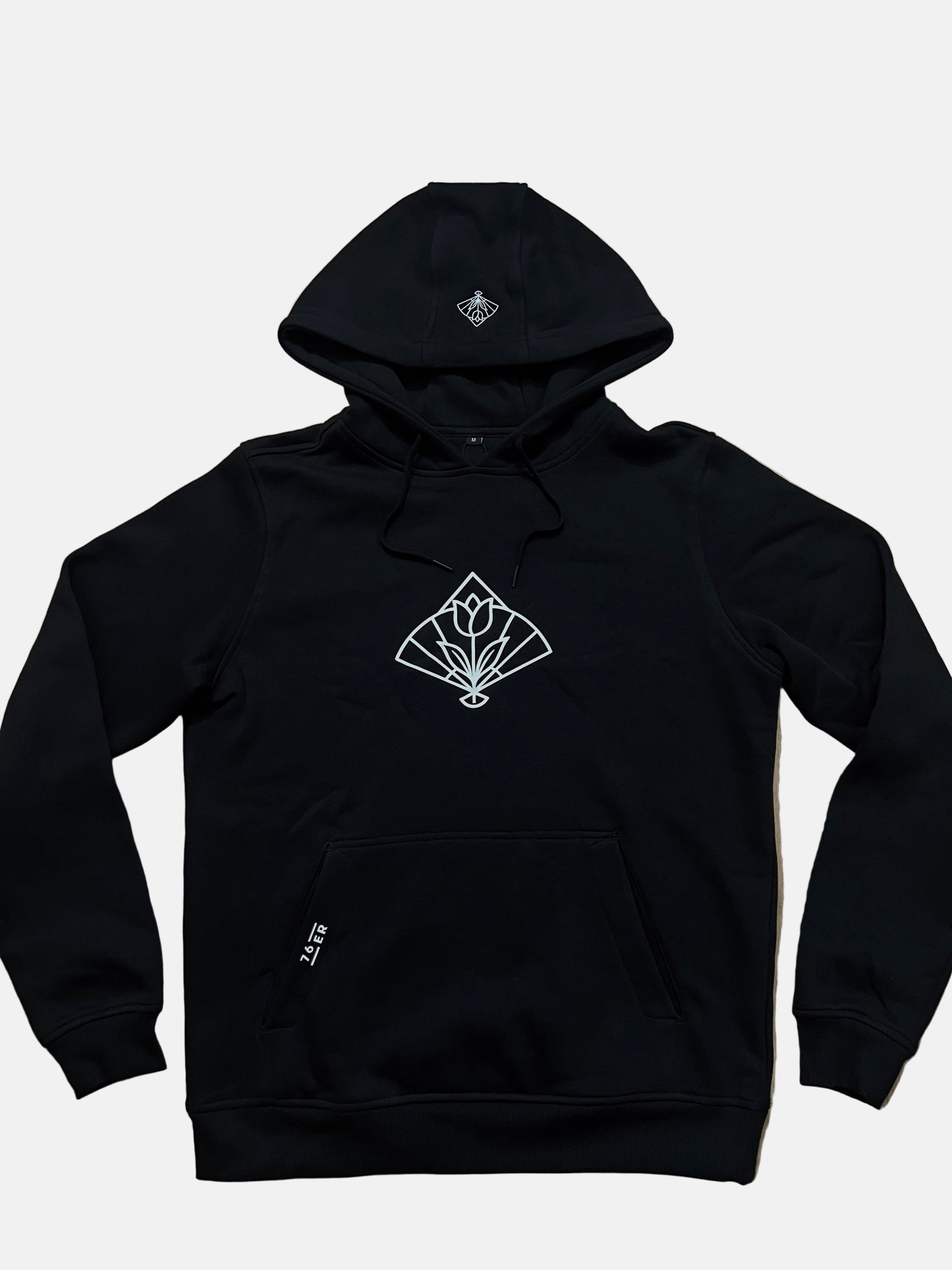 Hoodie Schwarz Logo