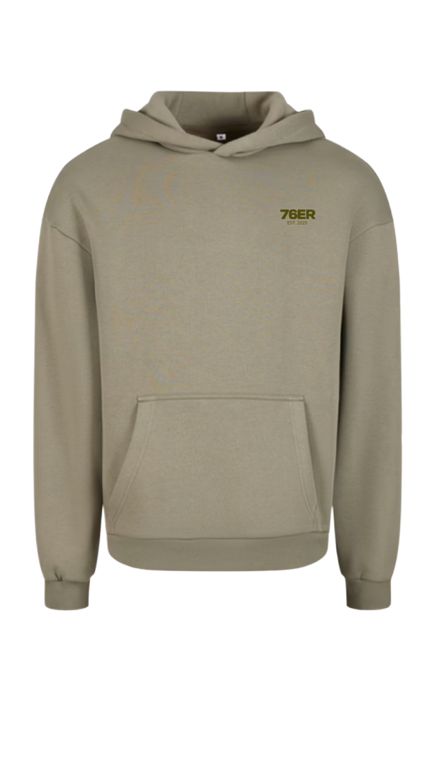 Oversize Hoodie 76ER Pale Oliv