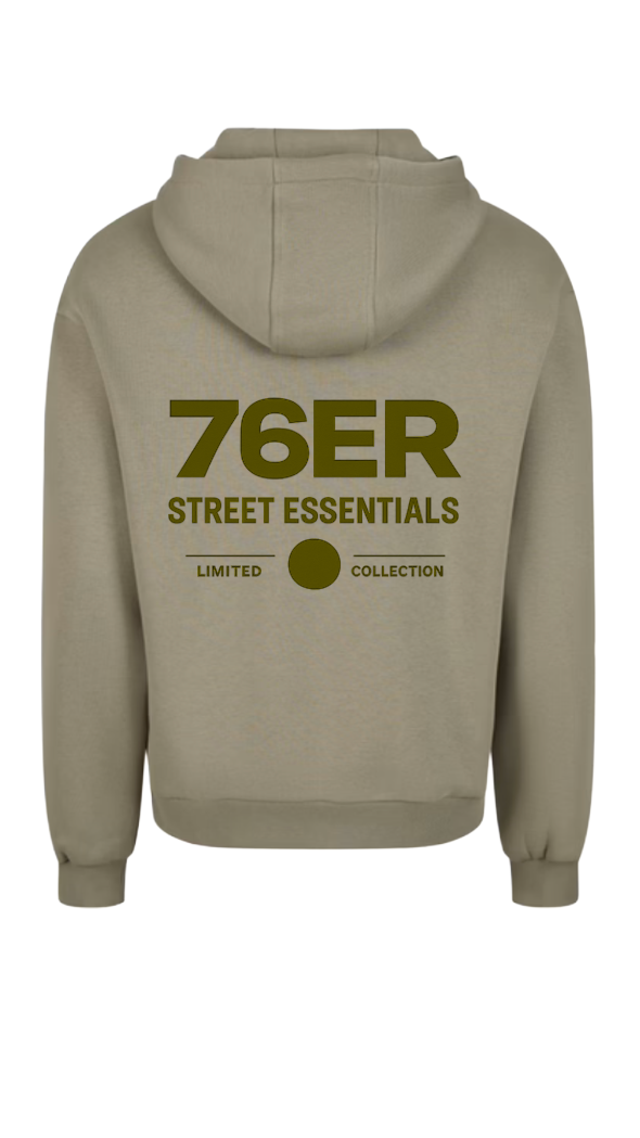 Oversize Hoodie 76ER Pale Oliv