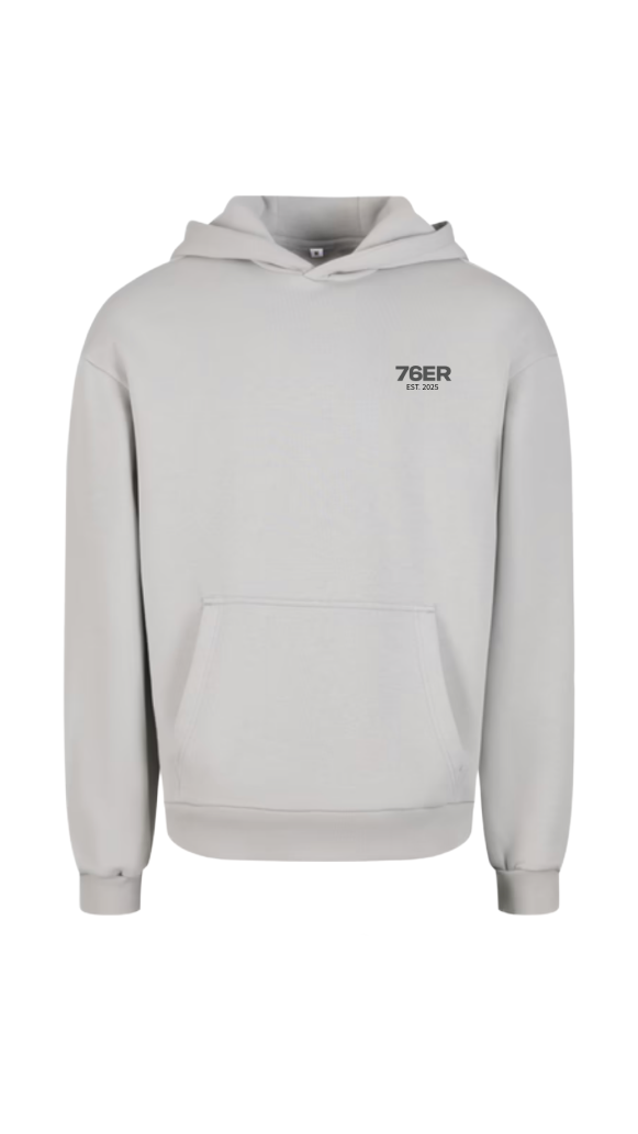 Oversize Hoodie 76ER Street Grau/Grau