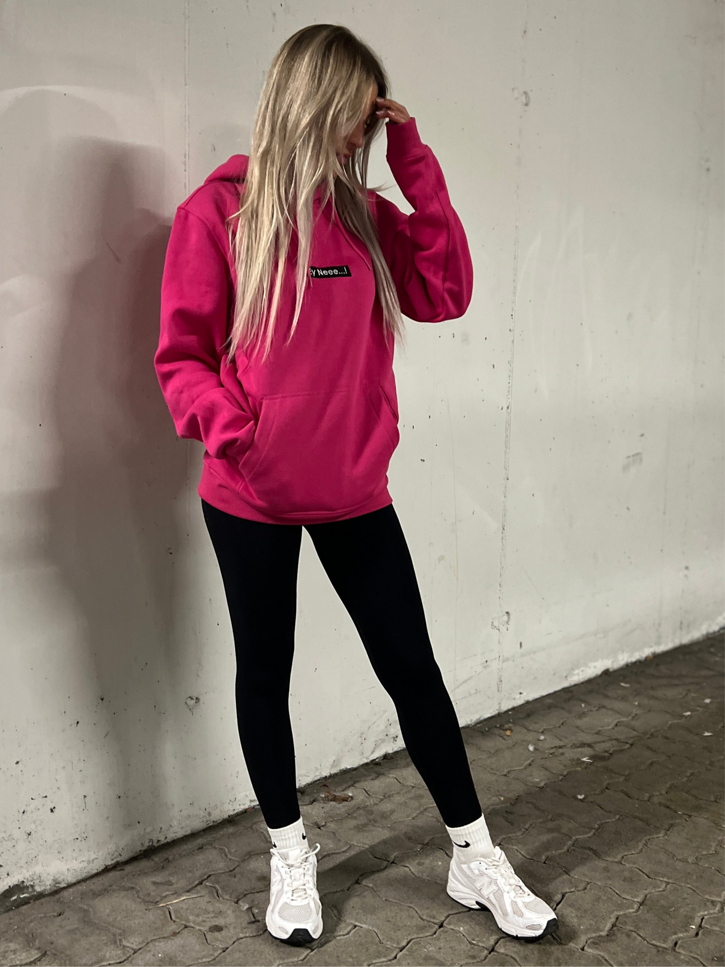 Hoodie „Ey neee…!“ Hibiskus