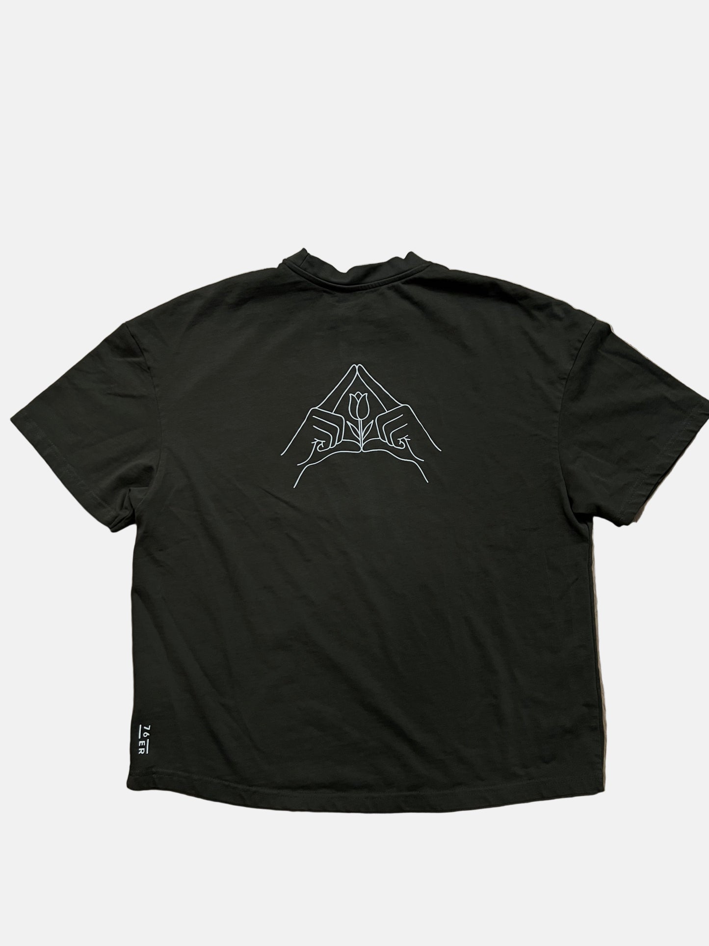 Männer Heavy Oversize-Shirt Oliv