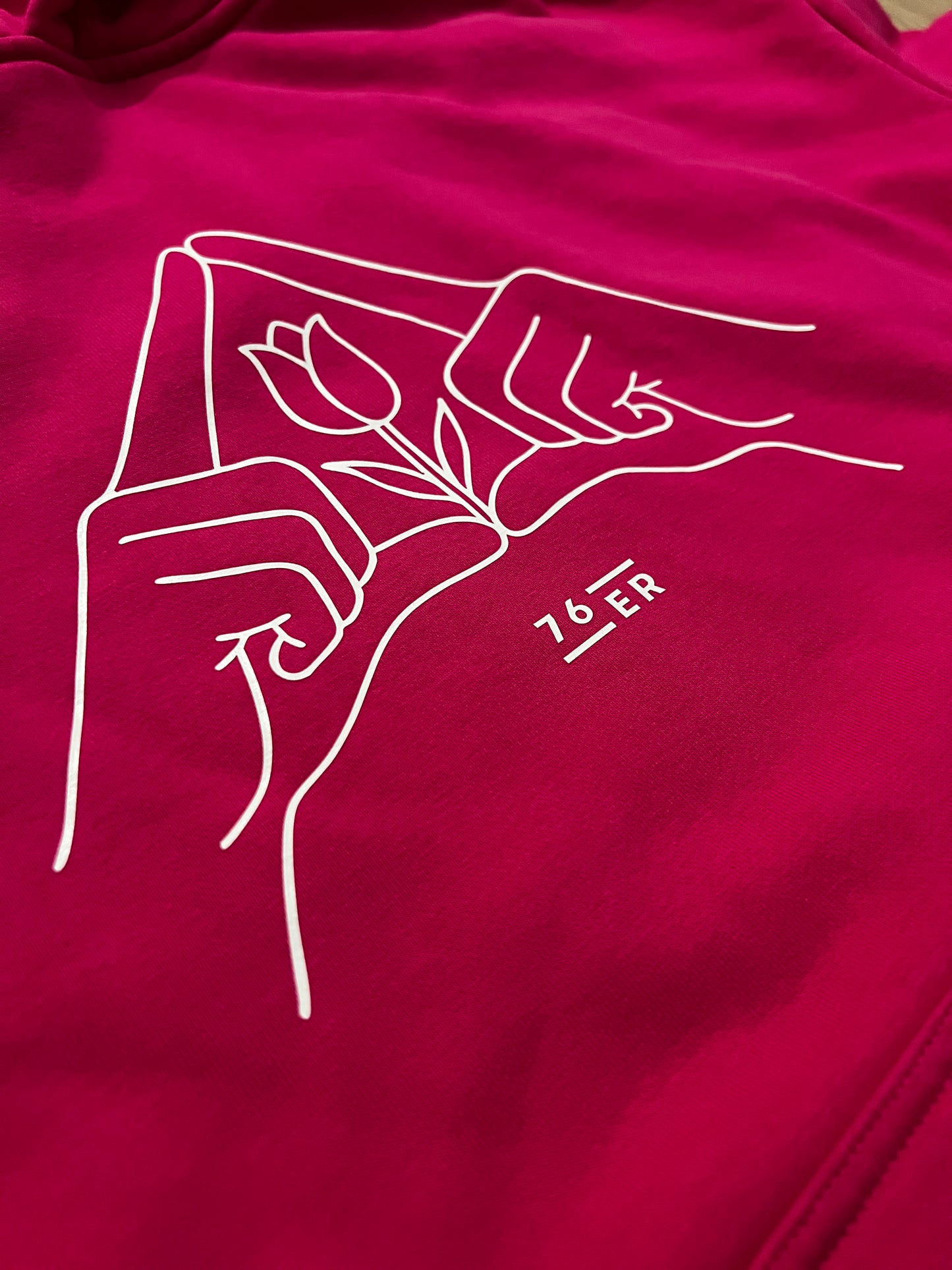 Oversize Hoodie Hibiskus