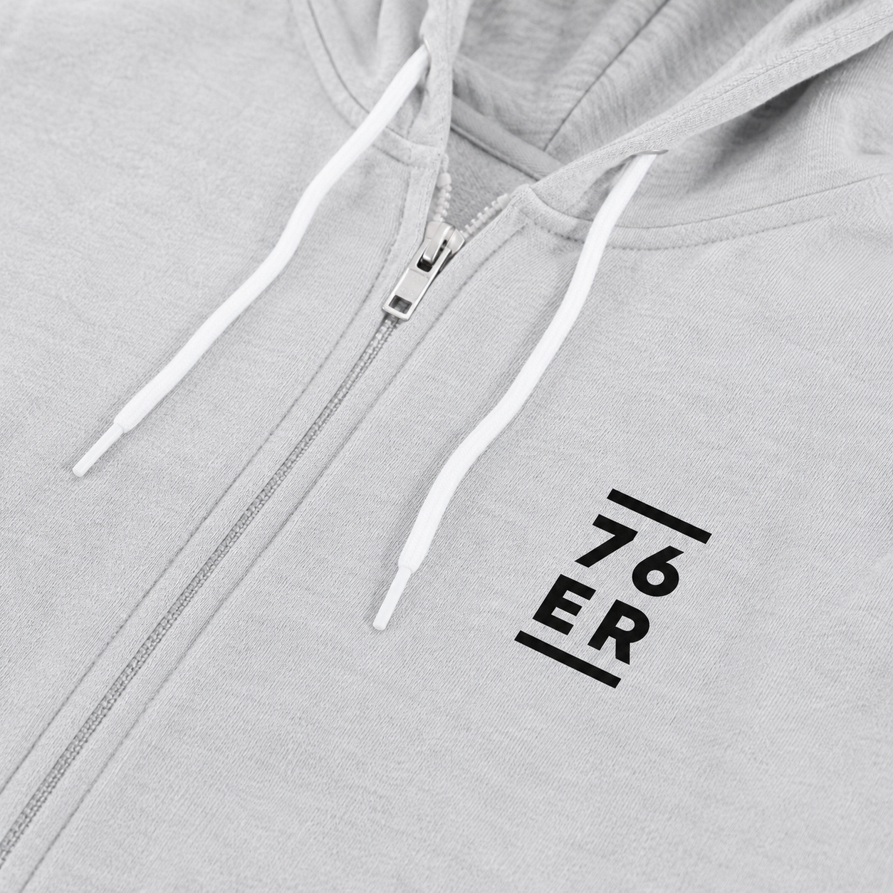 76ER ZIP HOODIE 2in1 GRAU