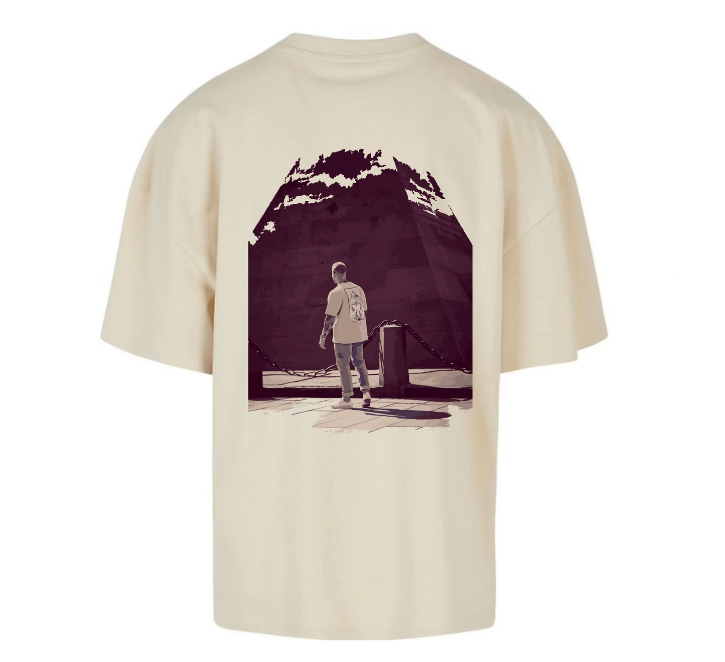 Heavy Oversize-Shirt Beige/Braun