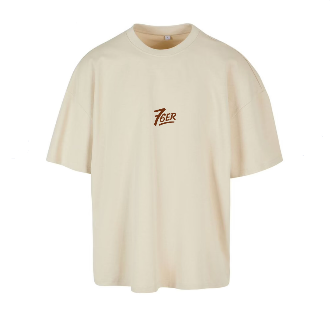 Heavy Oversize-Shirt Beige/Braun