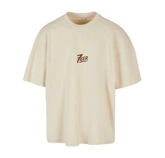 Heavy Oversize-Shirt Beige/Braun