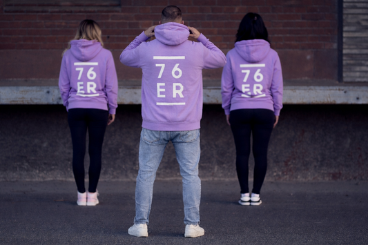 76ER HOODIE LILAC