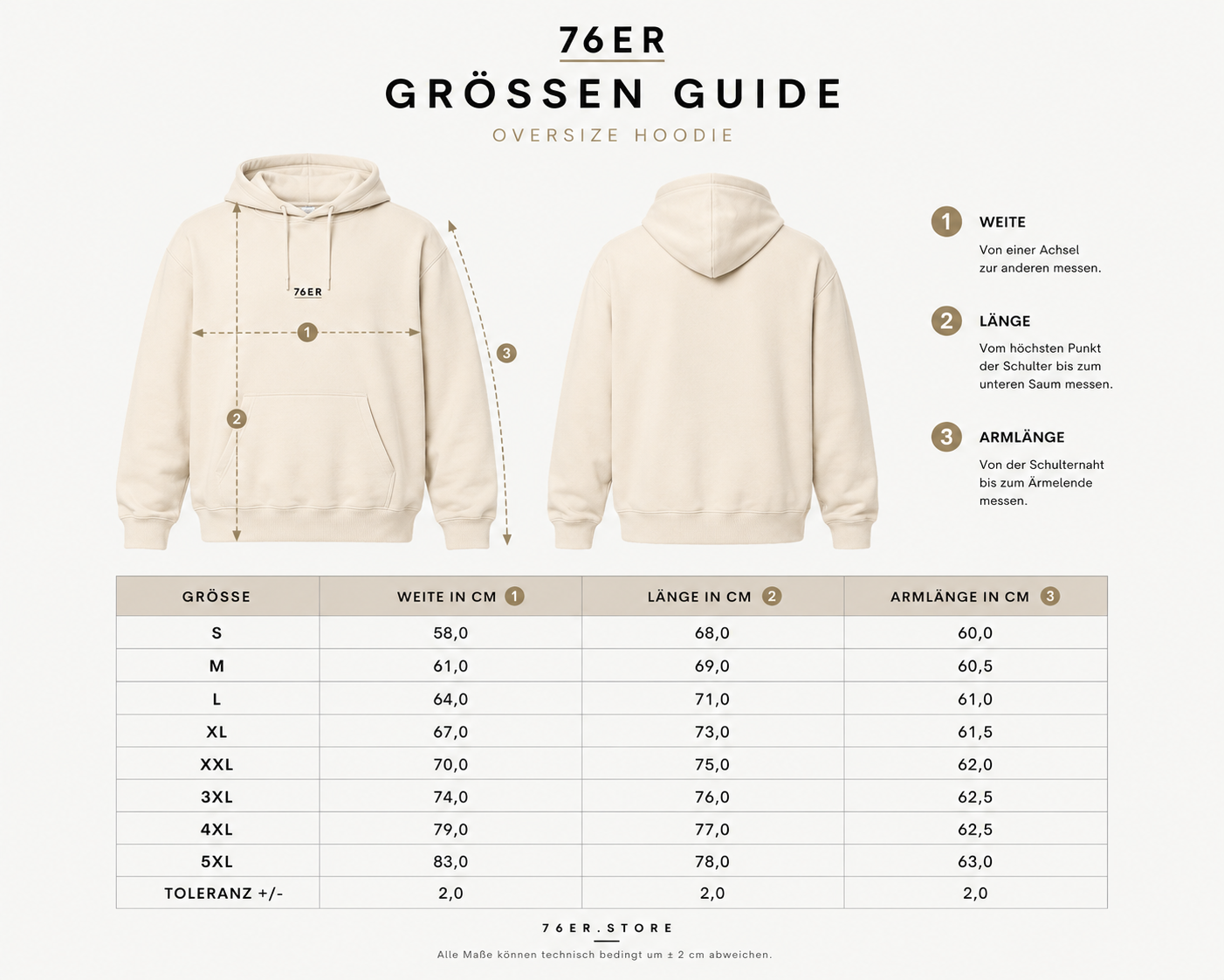 76ER STREET HOODIE SCHWARZ