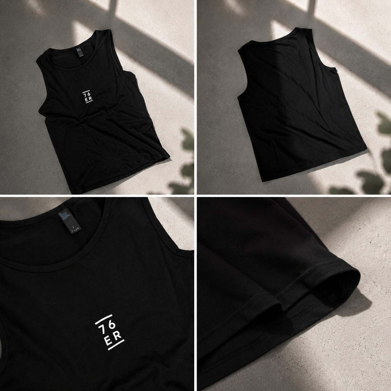 76ER TANK TOP SCHWARZ