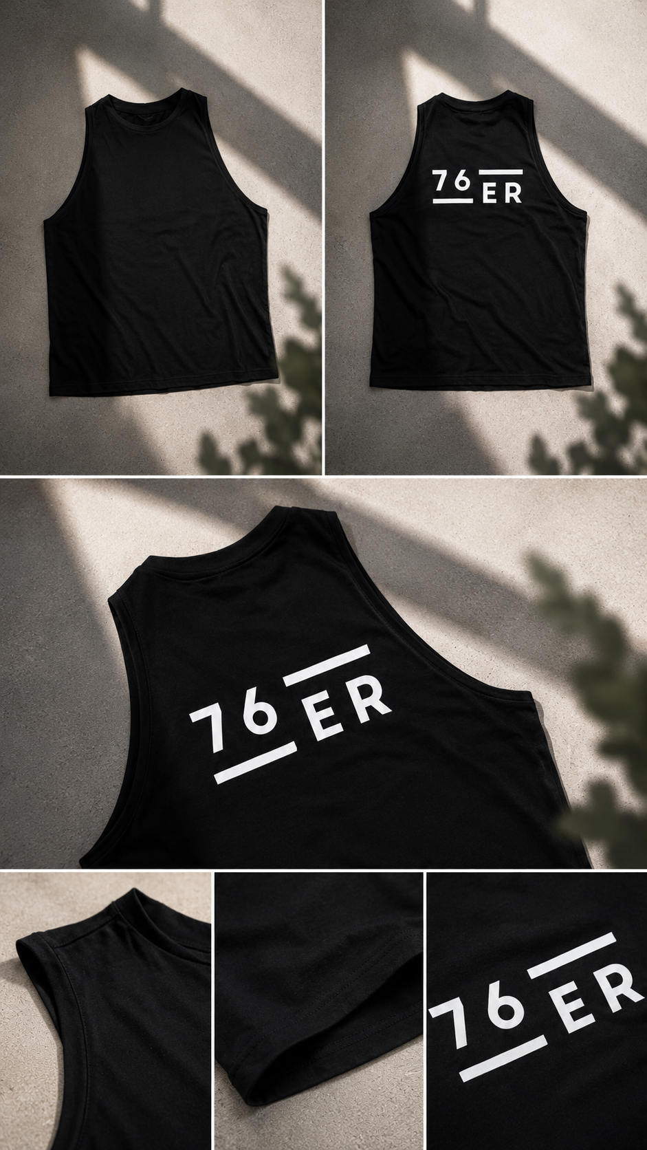 Frauen 76ER Short Top Backprint